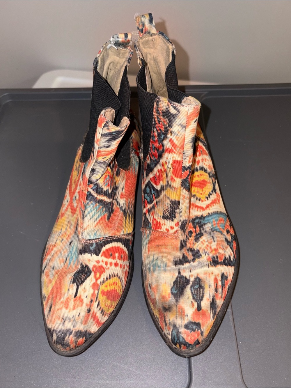 Coconuts by Matisse Multicolor Patterned Chelsea Ankle Boots